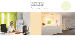 Desktop Screenshot of frauenarztpraxis-kadgien.de